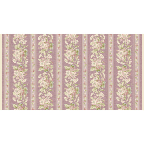 Beloved Apple Blossom Stripe Washed Rose 16650-20 Quilting Fabric
