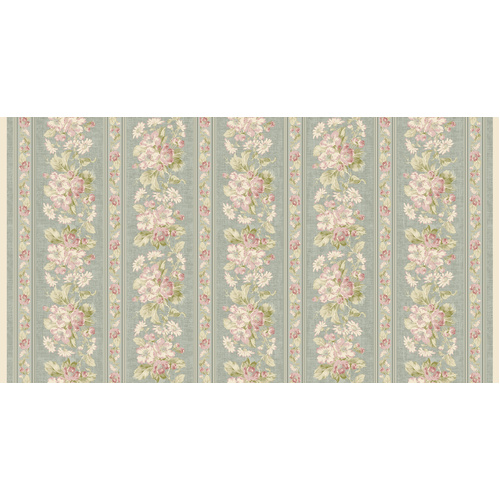 Beloved Apple Blossom Stripe Willow 16650-40 Quilting Fabric