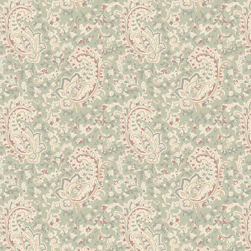 Beloved Prague Paisley Willow 16654-40 Quilting Fabric