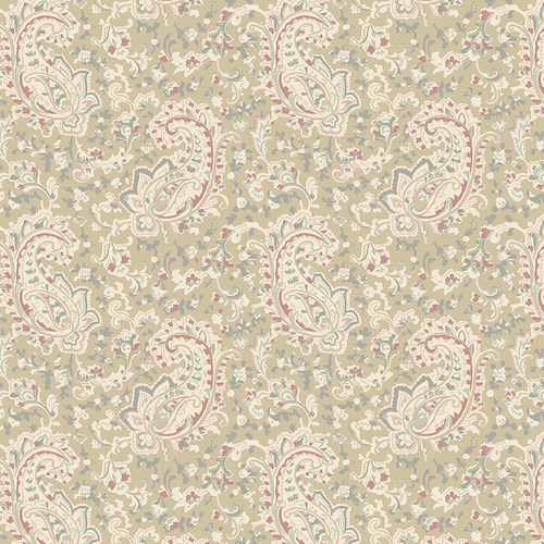 Beloved Prague Paisley Natural 16654-70 Quilting Fabric