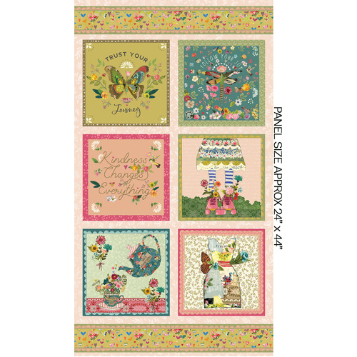 Follow Your Joy 16658-99 Panel 24" x 43" Quilt Panel