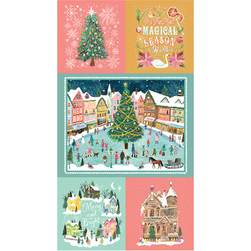 Magical Season 16724P-99 24" x 44" Quilting Panel