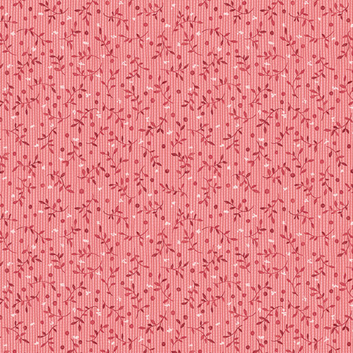 Winsome Leafy Twigs Pink Tonal 17284-20 Quilting Fabric