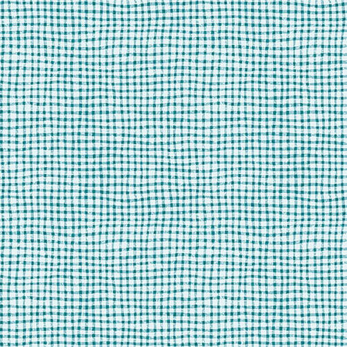 Winsome Tiny Checks Azure Blue 17285-24 Quilting Fabric
