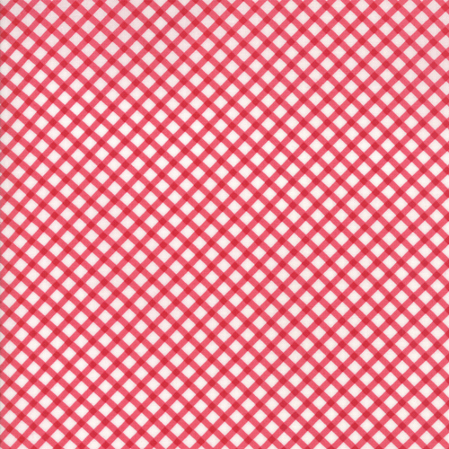 Good Tidings 18600 14 Red Check Patchwork & Quilting Fabric