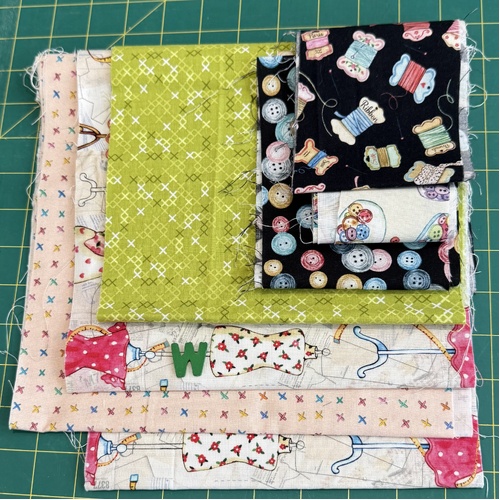 Megelles March 2026 Scrap Bundle W Sewing Themed - Approx 200grams