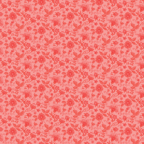 A Beautiful Life Rose Brocade Dark Peach 2068/2527 Quilting Fabric