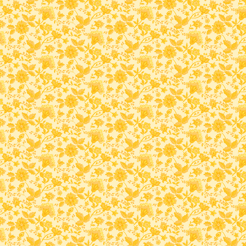 A Beautiful Life Rose Brocade Yellow 2068/2533 Quilting Fabric