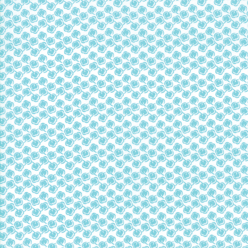 Fiddle Dee Dee Turquoise 22381 11 Patchwork & Quilting Fabric