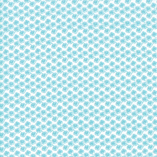Fiddle Dee Dee Turquoise 22381 11 Patchwork & Quilting Fabric