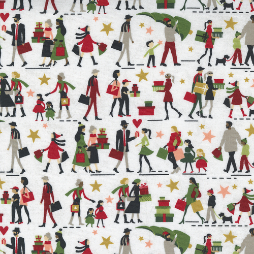 Hustle & Bustle 3066111 Patchwork Fabric