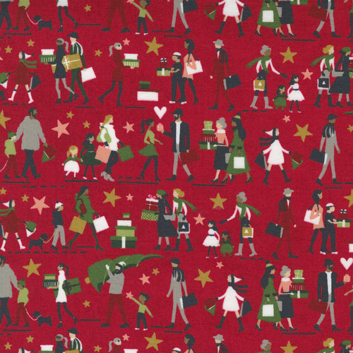 Hustle & Bustle 3066113 Patchwork Fabric