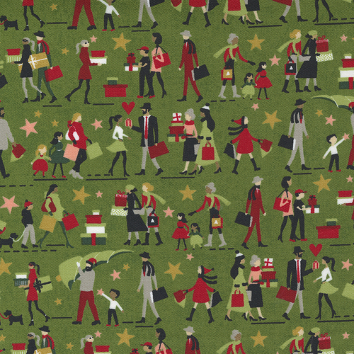 Hustle & Bustle 3066115 Patchwork Fabric