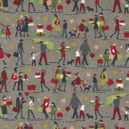Hustle & Bustle 3066117 Patchwork Fabric