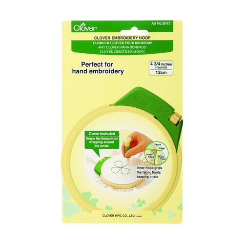 Clover Emboidery Hoop 12cm 8813