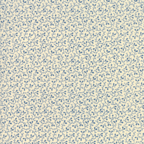 Nancys Needle 1850-1880 Cream Blue 31607 12 Patchwork Fabric 
