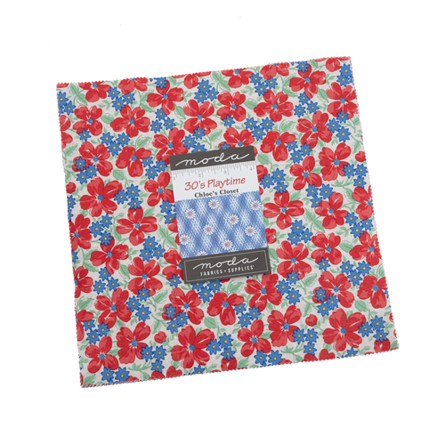 30s Playtime Layer Cake 40 X 10" 33590 LC by Chloe's Closet 