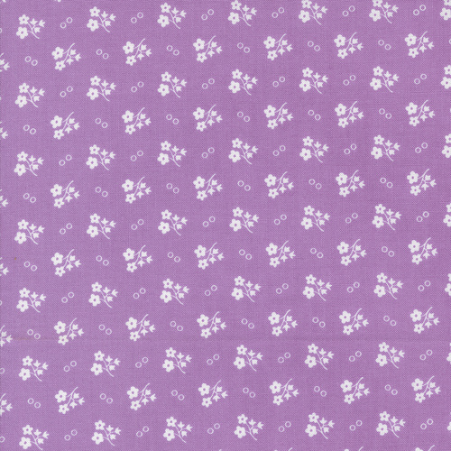 30s Playtime Daisy Dots Lilac 33755 12 Quilting Fabric