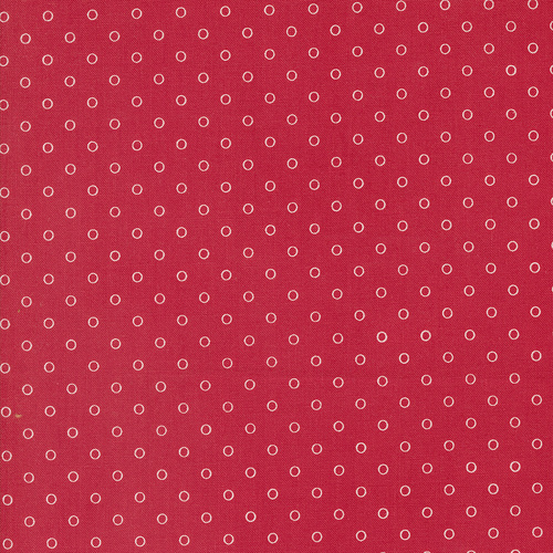 30s Playtime Dotty Dots Scarlet 33758 14 Quilting Fabric