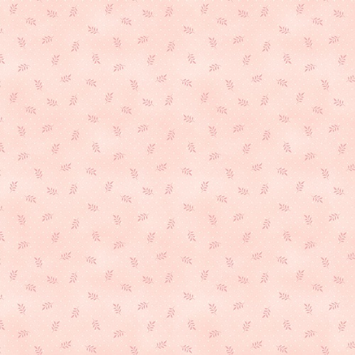 My Victorian Garden Pink Small Leaf Sprig 3416-22 Quilting Fabric