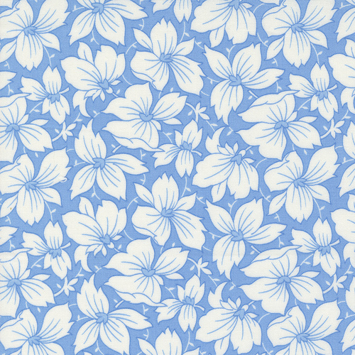 Denim & Daisies Sunday Best Florals 35381 16 Stonewash  Quilting Fabric
