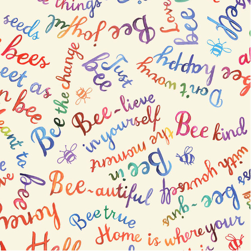 Meant to Bee 4008/05M Bee Creative Multi Patchwork Fabric