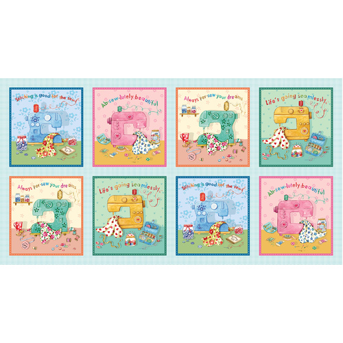 Sew Pretty 4052/58M - Absewlutely Beautiful Multi Panel 24" X 44" 