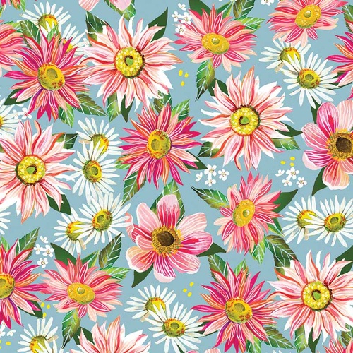 A Prairie Heart Country Bloom Sky 4172/3254 Quilting Fabric