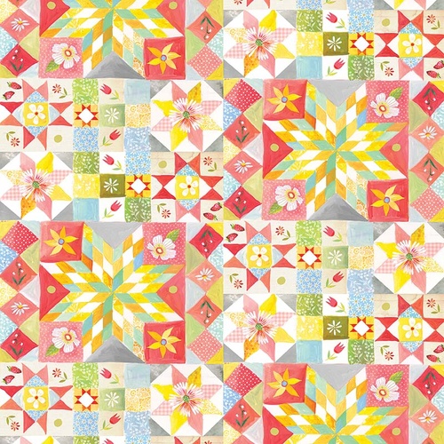 A Prairie Heart Heirloom Quilt Multi 4172/3699 Quilting Fabric