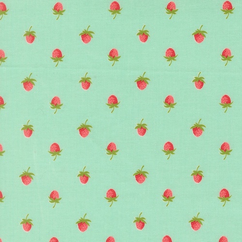 Bloomsberry Berries Aqua 55352 13 Quilting Fabric