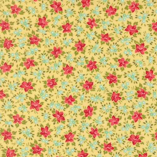 Bloomsberry Marylebone Small Floral Buttermilk 55353 12 Quilting Fabric