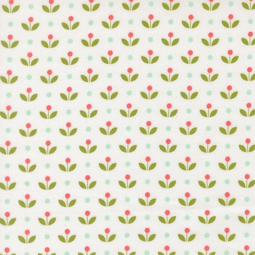 Bloomsberry Mayfair Ditsy White 55357 11 Quilting Fabric