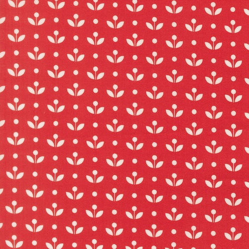 Bloomsberry Mayfair Ditsy Red 55357 18 Quilting Fabric