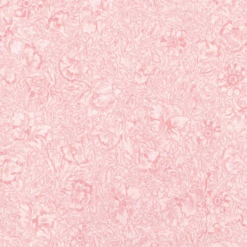 Antique Floral 275 cm Pink Lady Quilt Backing Fabric