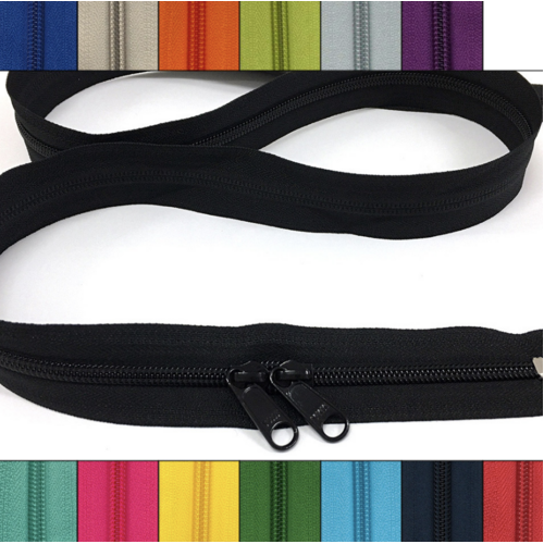 Double-Slide Handbag Zipper 110cm (43" ) (Size #5)