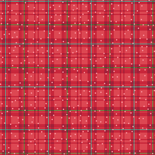 Better Not Pout Winter Plaid Red 91167510 Patchwork Fabric