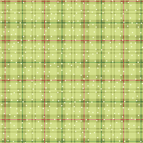 Better Not Pout Winter Plaid Olive 91167546 Patchwork Fabric