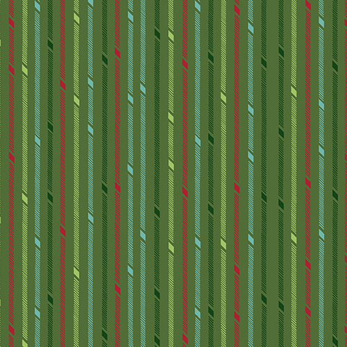 Better Not Pout Candy Stripe Green 91167740 Patchwork Fabric