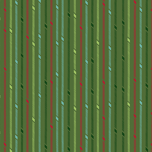 Better Not Pout Candy Stripe Green 91167740 Patchwork Fabric