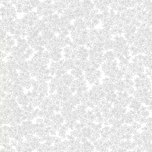 Quilter's Flour III 9938-01W White by Henry Glass Fabrics