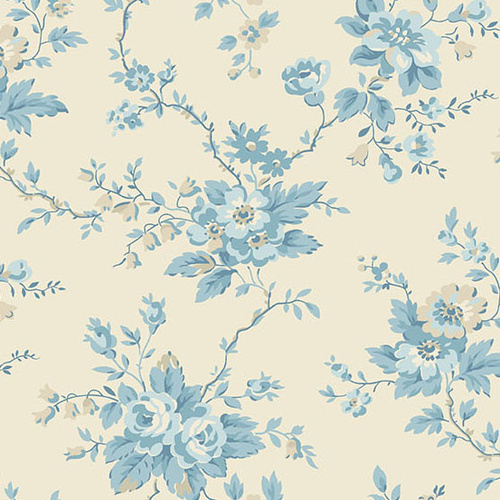 Special Delivery Heirloom Rose Breeze A10468BL Quilting Fabric