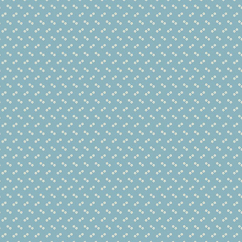 Special Delivery Double Daisy Blueberry A10478B Quilting Fabric