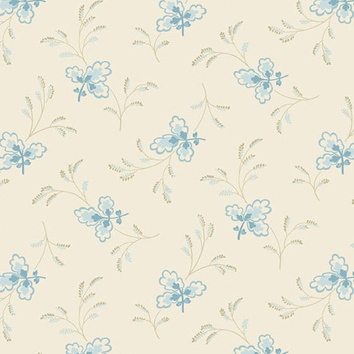 Special Delivery Floating Leaves Tranquil A10480L Quilting Fabric
