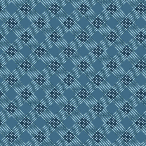 Special Delivery Tea Towel Deep Denim A10485B Quilting Fabric