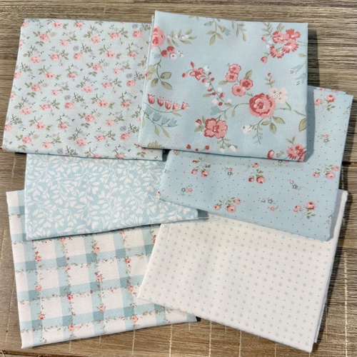 Abide Blue FAT QUARTER 6 Piece Special Bundle LAST ONES