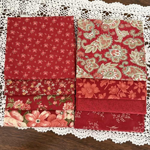 Ambiance Rose 8 Piece FAT QUARTER Special Bundle LAST ONES 