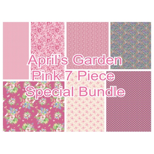 April's Garden Pink 7 Piece Special Bundle 