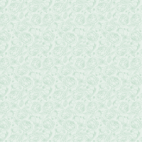 Blooms & Berries Mint Lt. Green BAB24185 Quilting Fabric