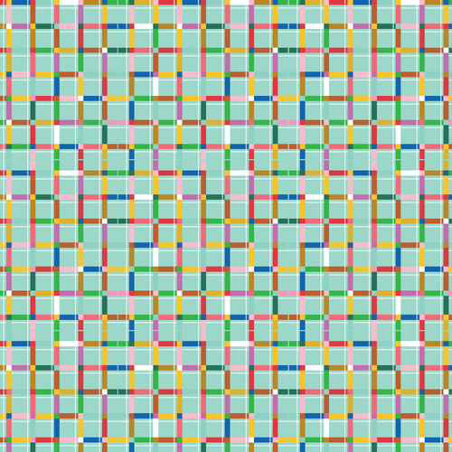 Hey Love Bug Fun Times Teal  BG25147 Patchwork Fabric