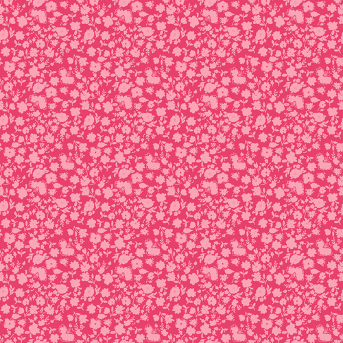 Bloom True Wildflower Pink BT22121 Quilting Fabric